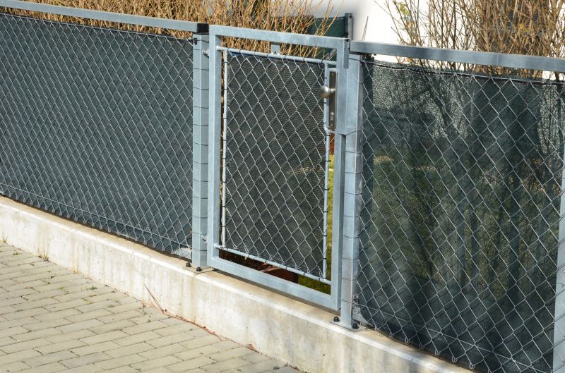 Security Fence with Gate