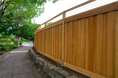 Completed Wooden Fence