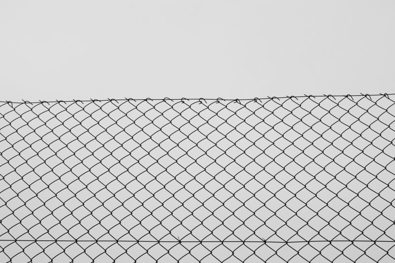 Metal Mesh Fence Installation